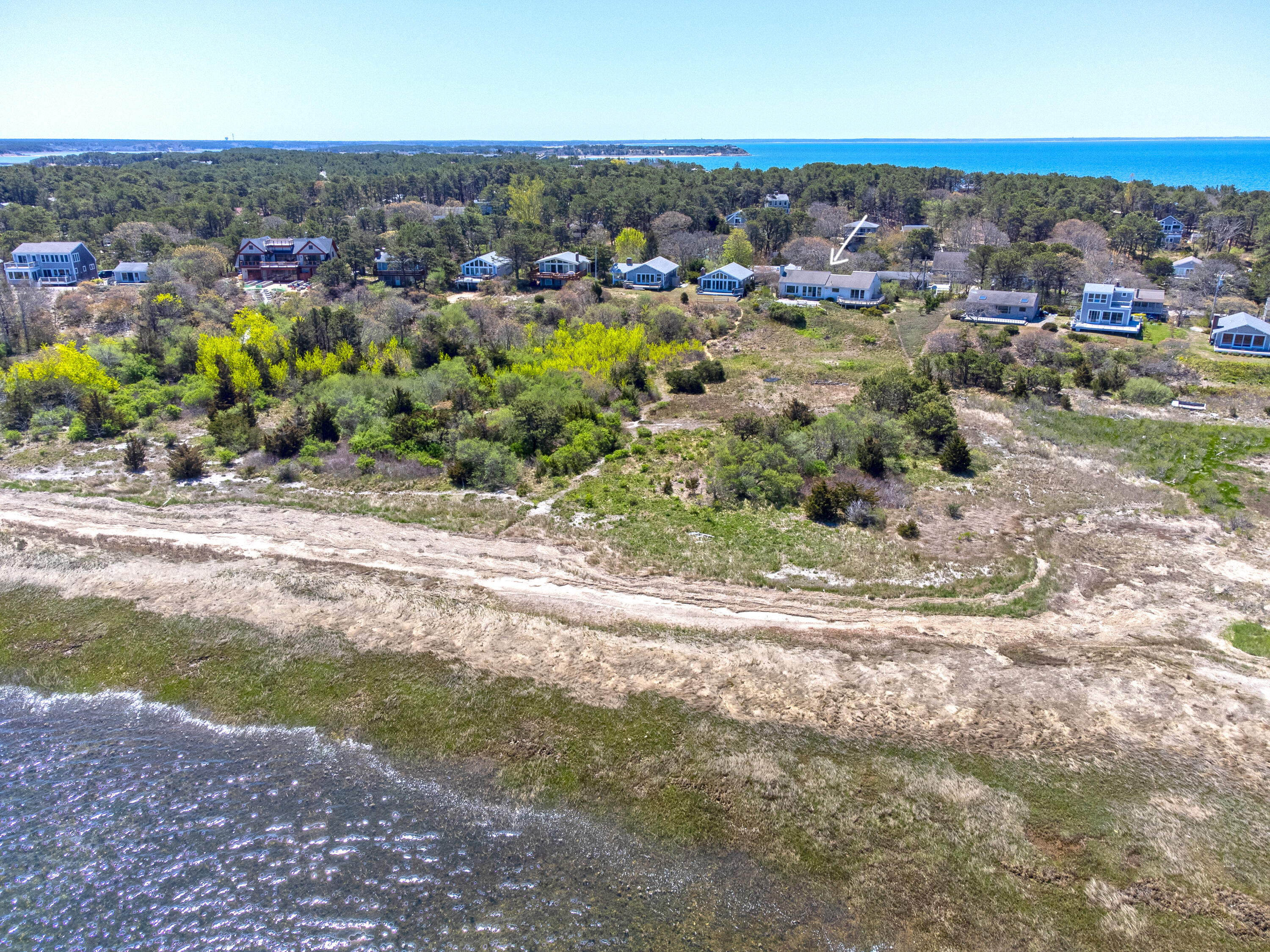 40 Ione Road Wellfleet, MA 02667 - Photo 3 of 30 an aerial view of residential houses with outdoor space