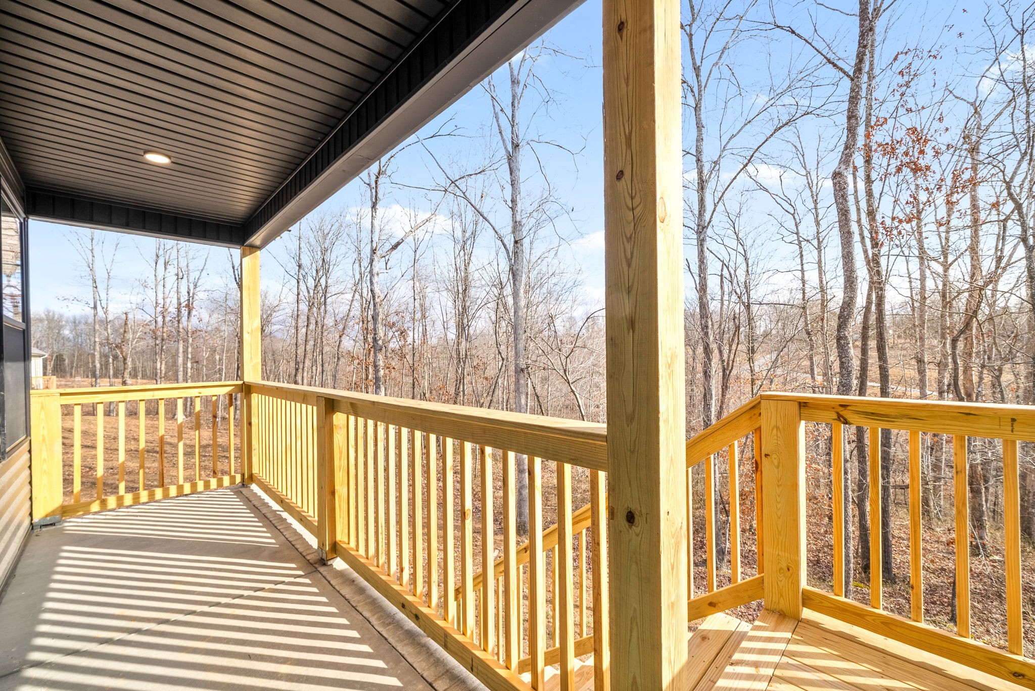 479 Circle Drive Tennessee Ridge, TN 37178 - Photo 18 of 26 a view of a balcony with wooden floor