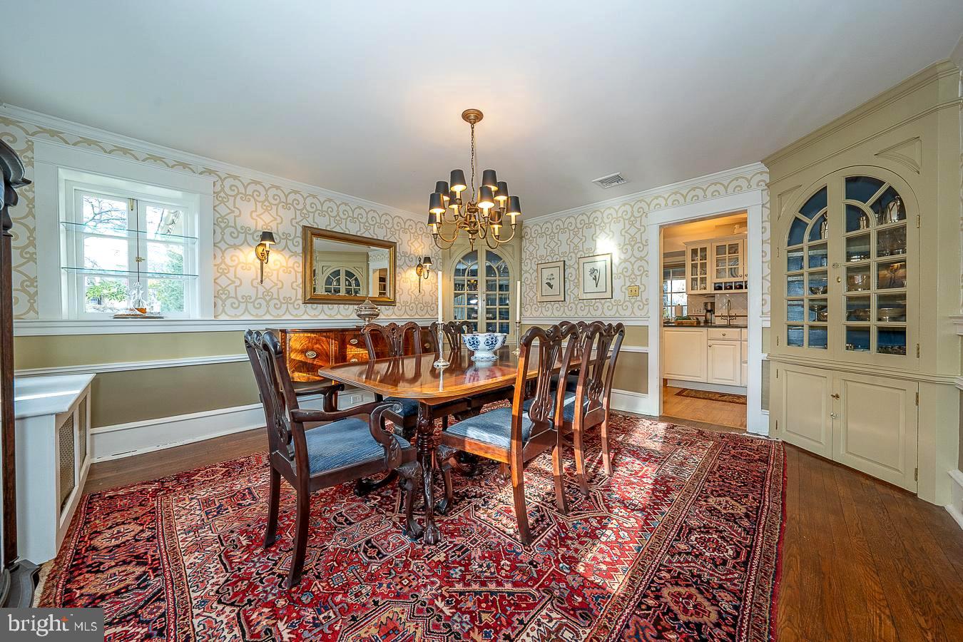 1002 Twyckenham Road Media, PA 19063 - Photo 13 of 45 Formal Dining Room with double chair rail