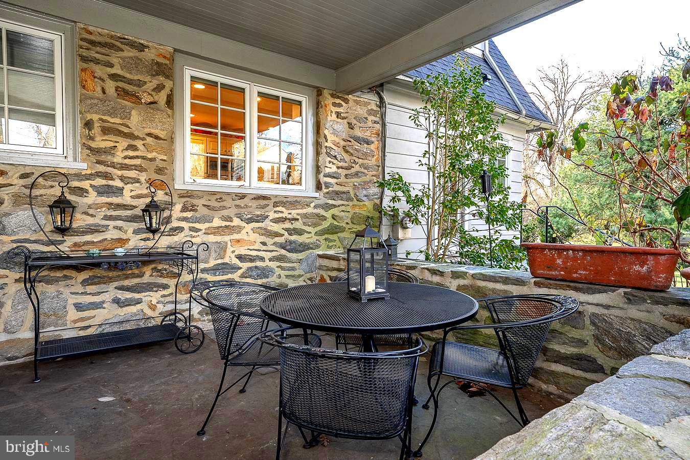 1002 Twyckenham Road Media, PA 19063 - Photo 39 of 45 Eating area on stone Porch