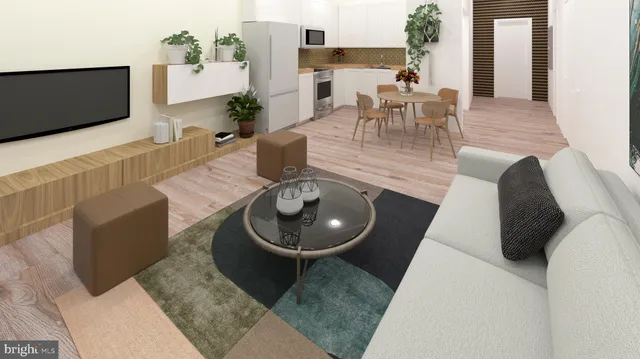 a picture of a room with a white wall and a large window