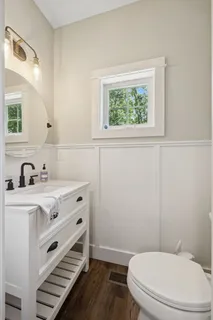 an aerial view of forest