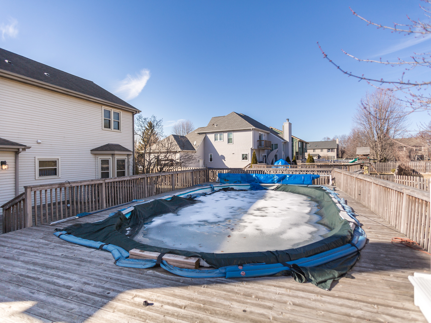 1415 Stonegate Road Algonquin, IL 60102 - Photo 47 of 49 a view of a house with wooden deck