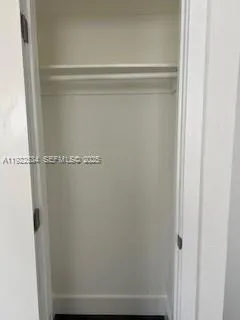 a close view of closet