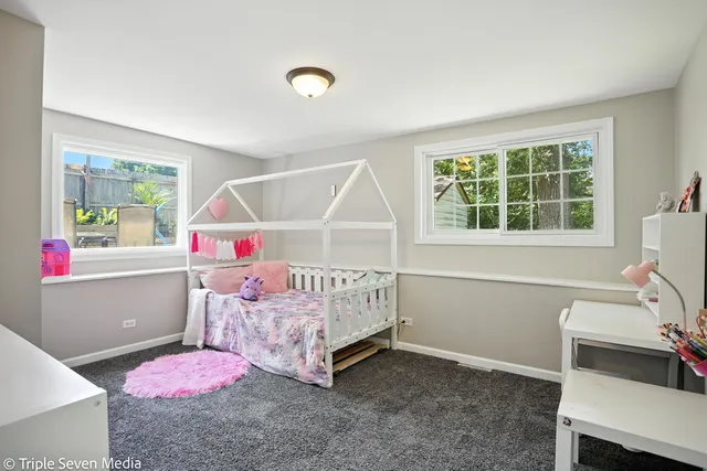 a children room with toys