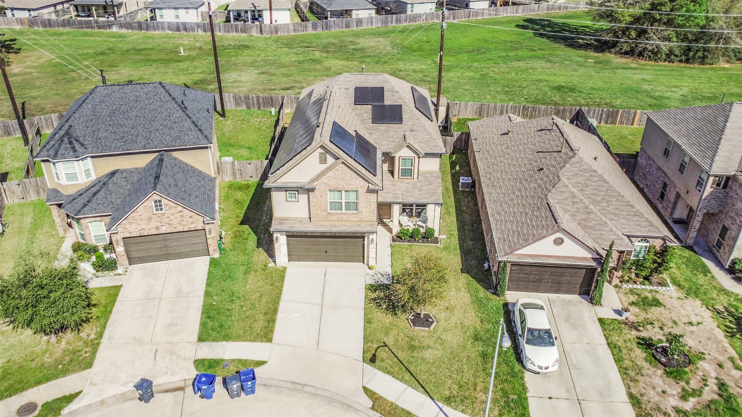 29418 Ridge Clearing Trail Spring, TX 77386 - Photo 33 of 37 an aerial view of a house with a garden