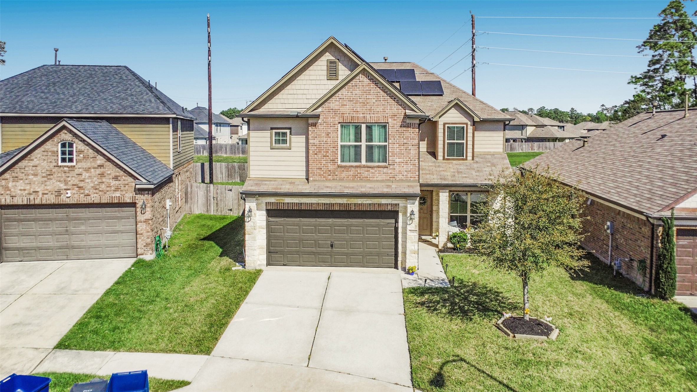 29418 Ridge Clearing Trail Spring, TX 77386 - Photo 34 of 37 a front view of a house with a yard