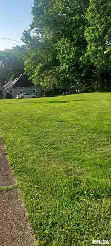 a view of a green yard