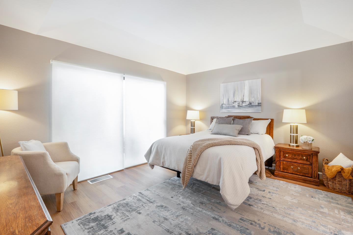 2153 Darnis Circle Morgan Hill, CA 95037 - Photo 14 of 33 a bedroom with a bed and a chair