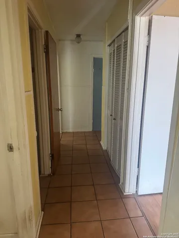 a view of bathroom and small space