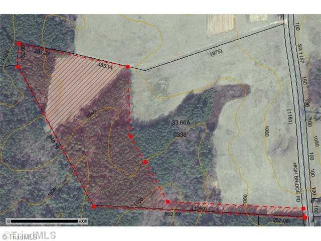 20.34 High Bridge Road Pinnacle, NC 27043 - Photo 3 of 4 Aerial View. 1 of 2 sections