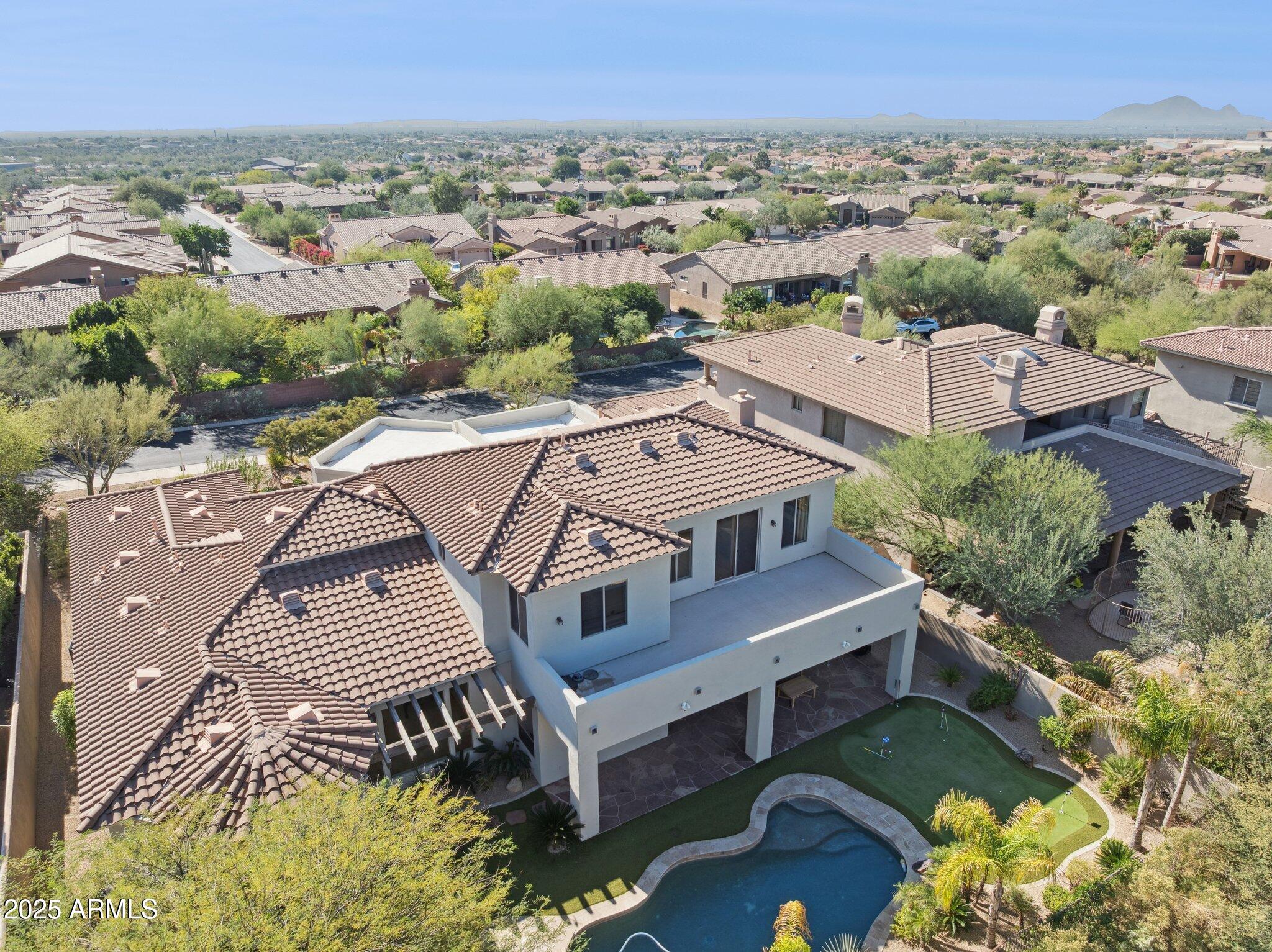 13174 East Geronimo Road Scottsdale, AZ 85259 - Photo 57 of 60 Drone view