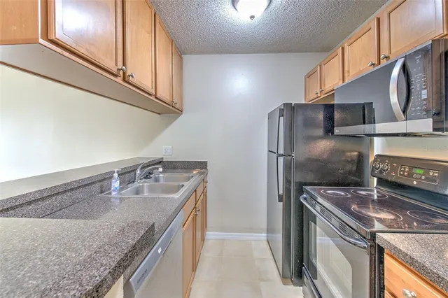 a view of kitchen and living room