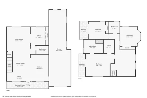 $1,286,000 | 367 Heather Way, South San Francisco, CA 94080