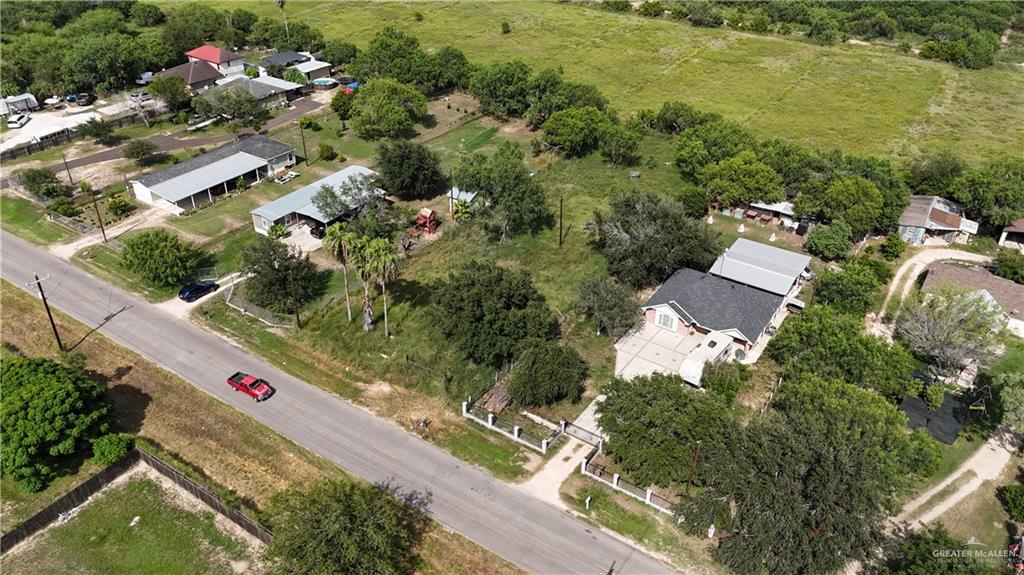 5802 North Terry Road Edinburg, TX 78542 - Photo 11 of 14 Aerial view of property and surrounding area with rural landscape