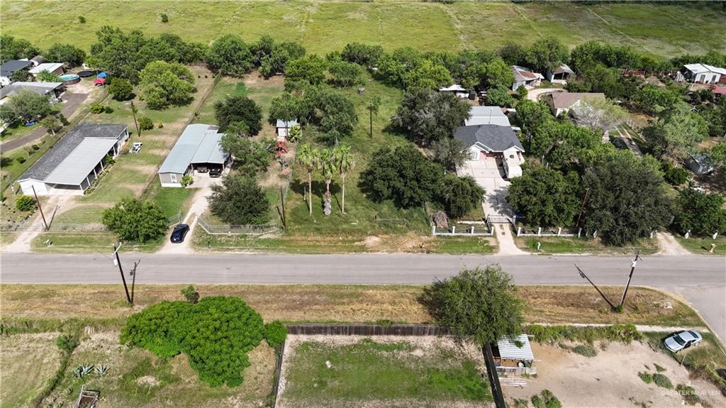 5802 North Terry Road Edinburg, TX 78542 - Photo 10 of 14 Aerial view of property and surrounding area with rural landscape