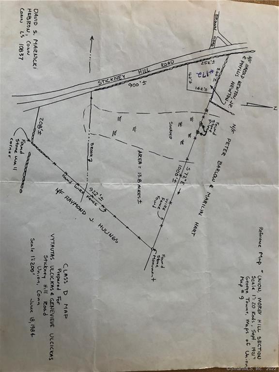 0 Stickney Hill Road Stafford Springs, CT 06076 - Photo 1 of 1 property map