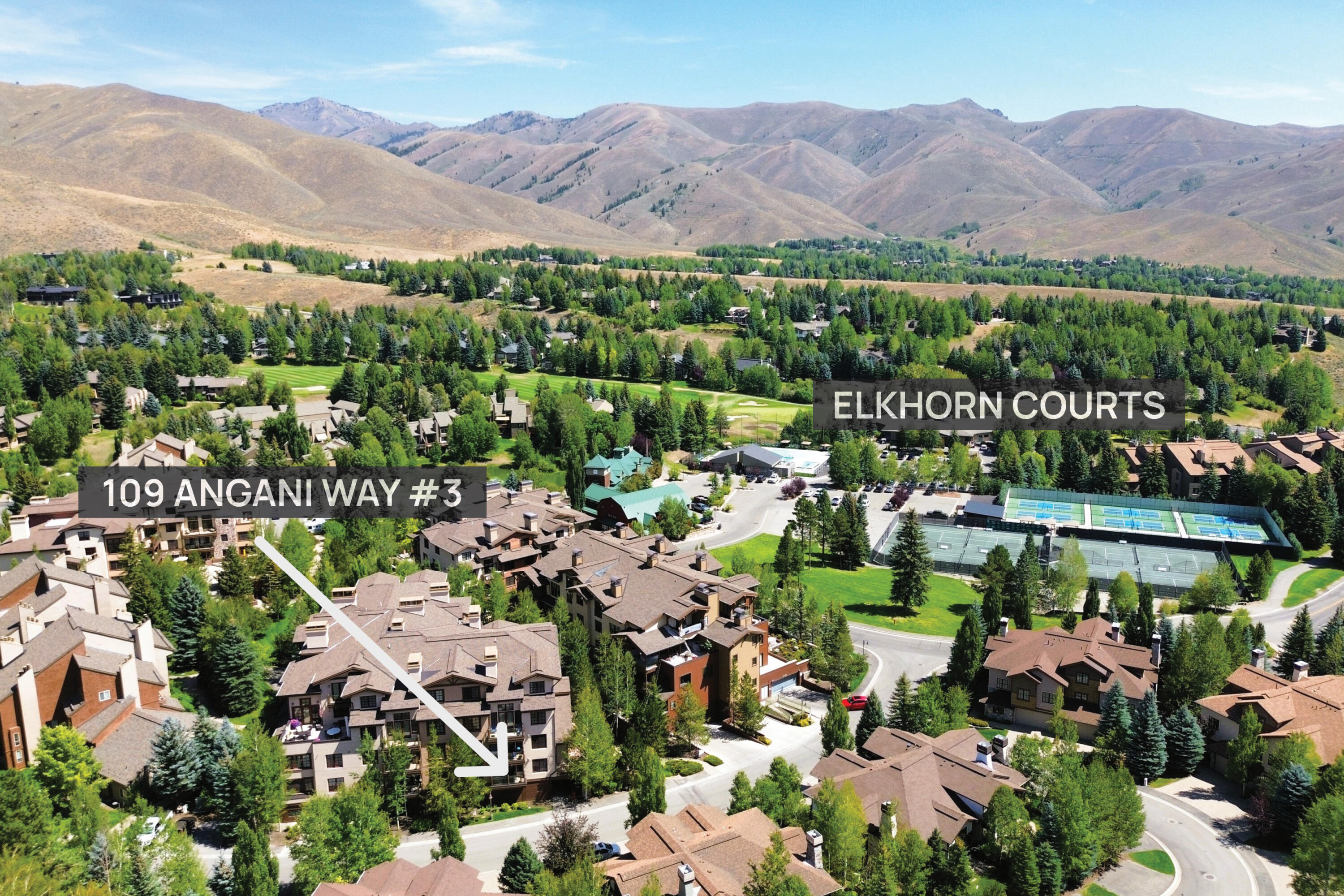 109 Angani Way, Unit 3 Sun Valley, ID 83353 - Photo 22 of 24 109 Angani Way 3 Aerials