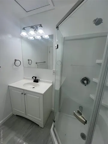 a view of a bathroom sink