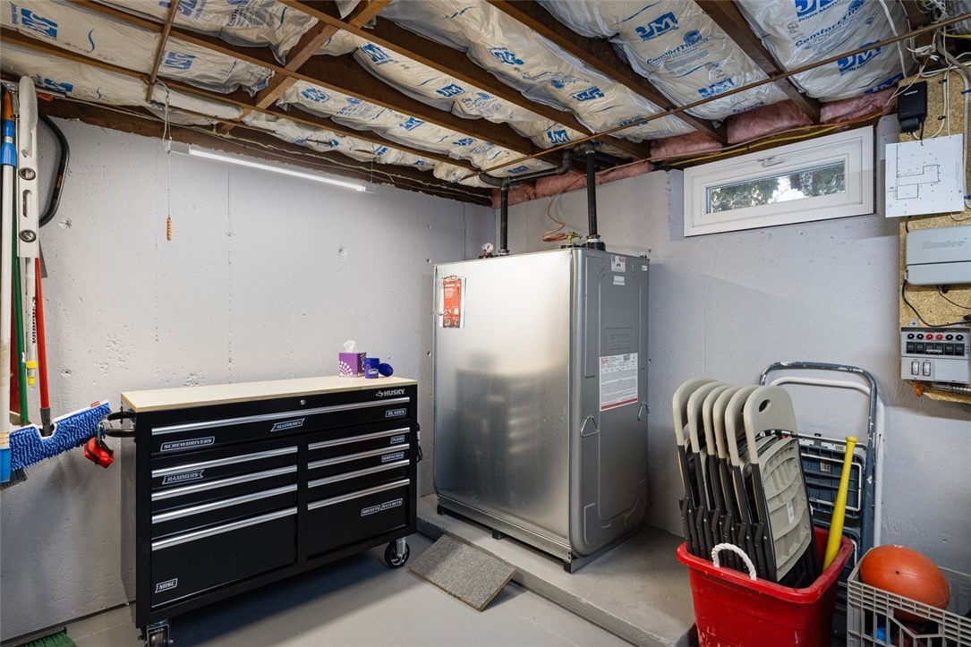 117 Moccasin Trail Cranston, RI 02921 - Photo 29 of 43 Basement - Lower level storage room with access to the back yard bulk head. Room dimensions 22.5 X 33.4