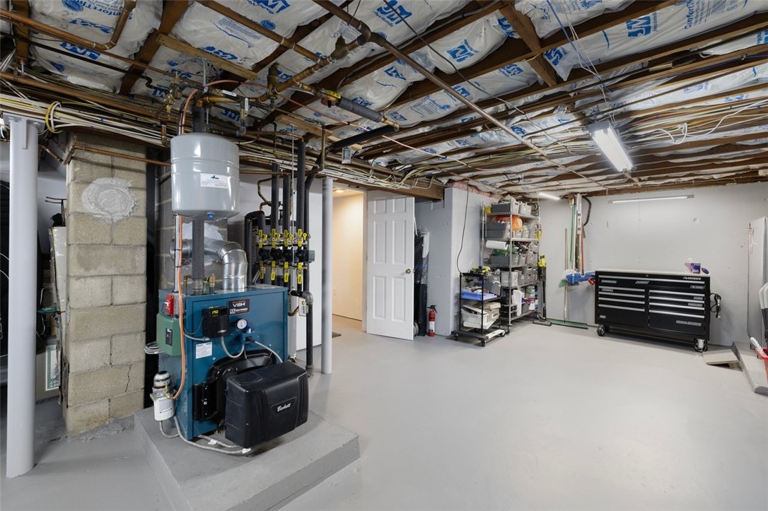 117 Moccasin Trail Cranston, RI 02921 - Photo 30 of 43 Basement - Oil Burner/Furnace, Burnham w/ 45 gal Superstore Tank installed August 2021, Water Heater, 45 gal HTP Superstore, Indirect installed November 2024.