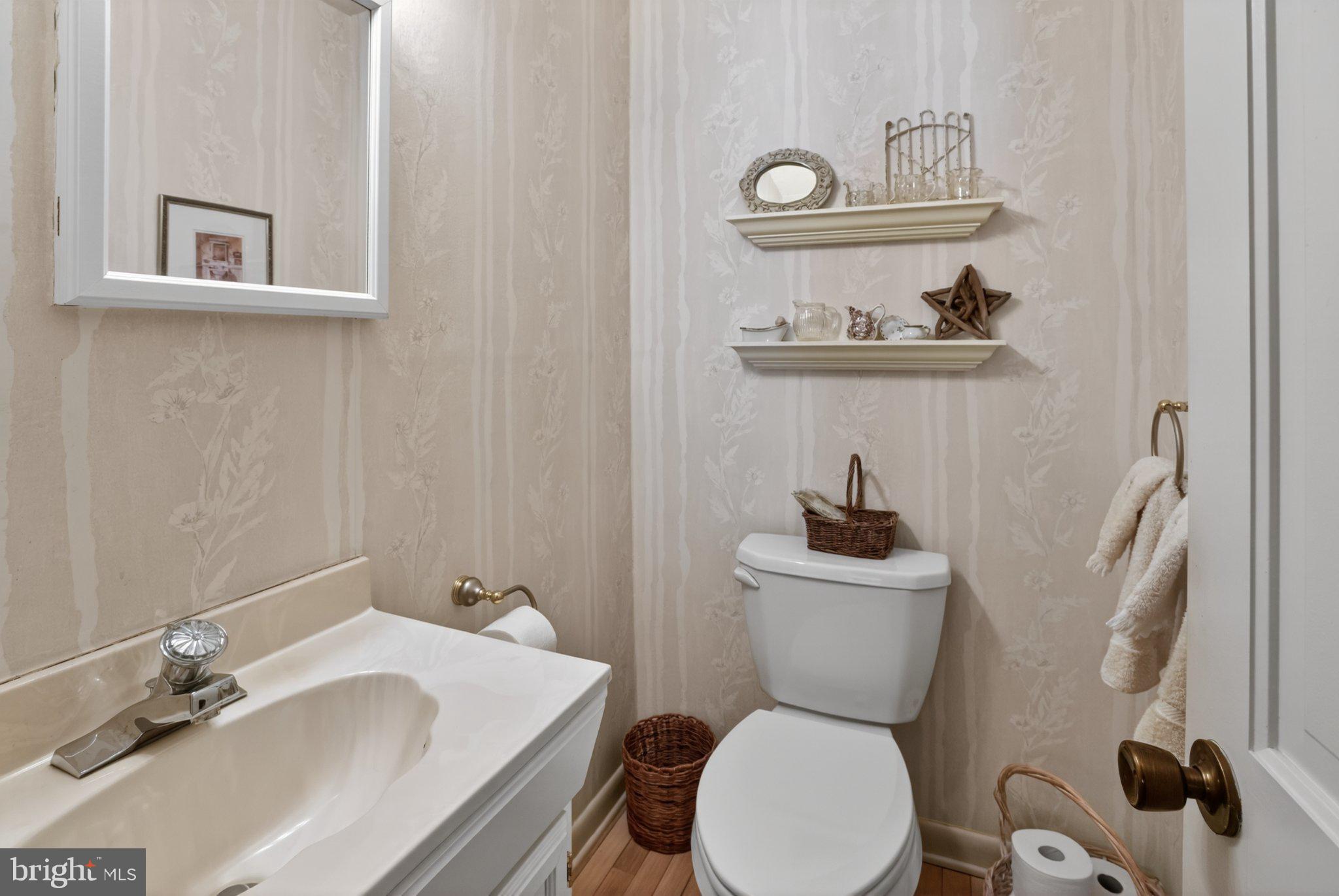 141 Parkview Road Stratford, NJ 08084 - Photo 18 of 48 Charming half-bath with elegant decor.