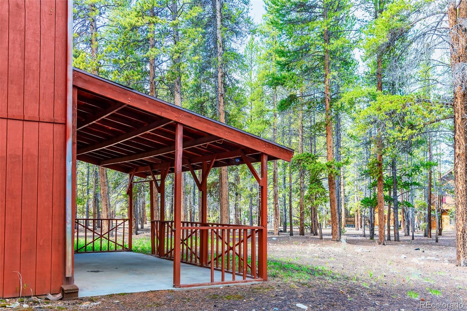 103 County Road 4C-E Leadville, CO 80461 - Photo 14 of 40 a view of a wooden deck next to a yard