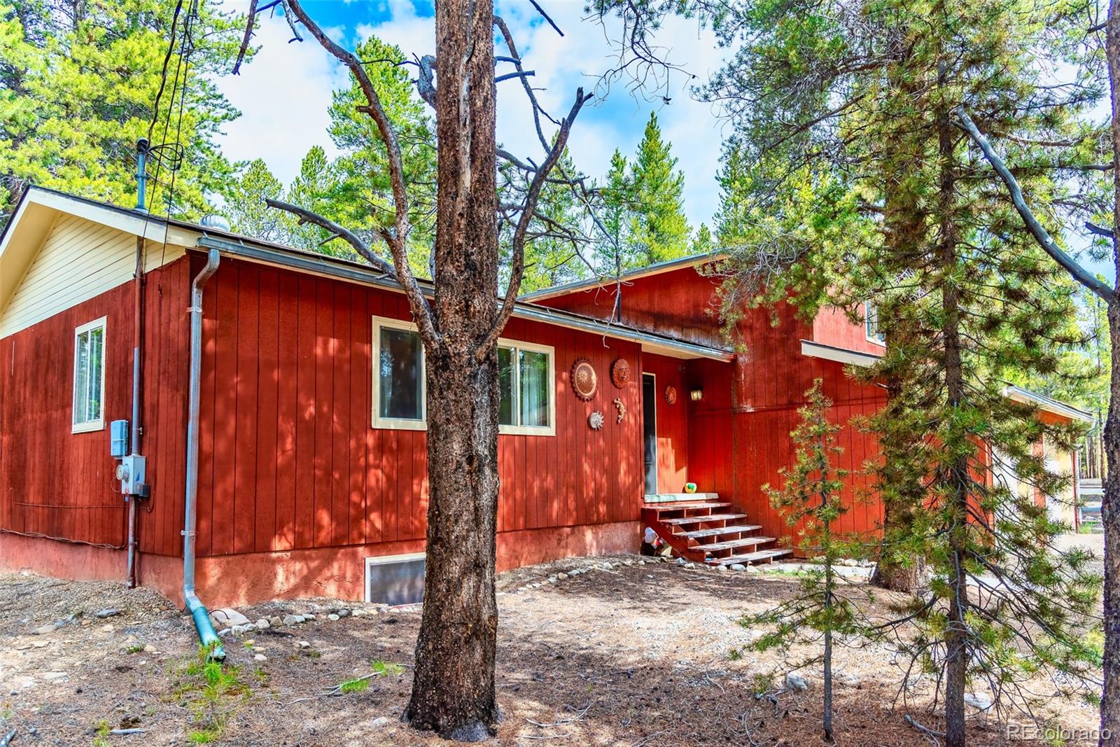 103 County Road 4C-E Leadville, CO 80461 - Photo 6 of 40 a backyard of a house with barbeque oven