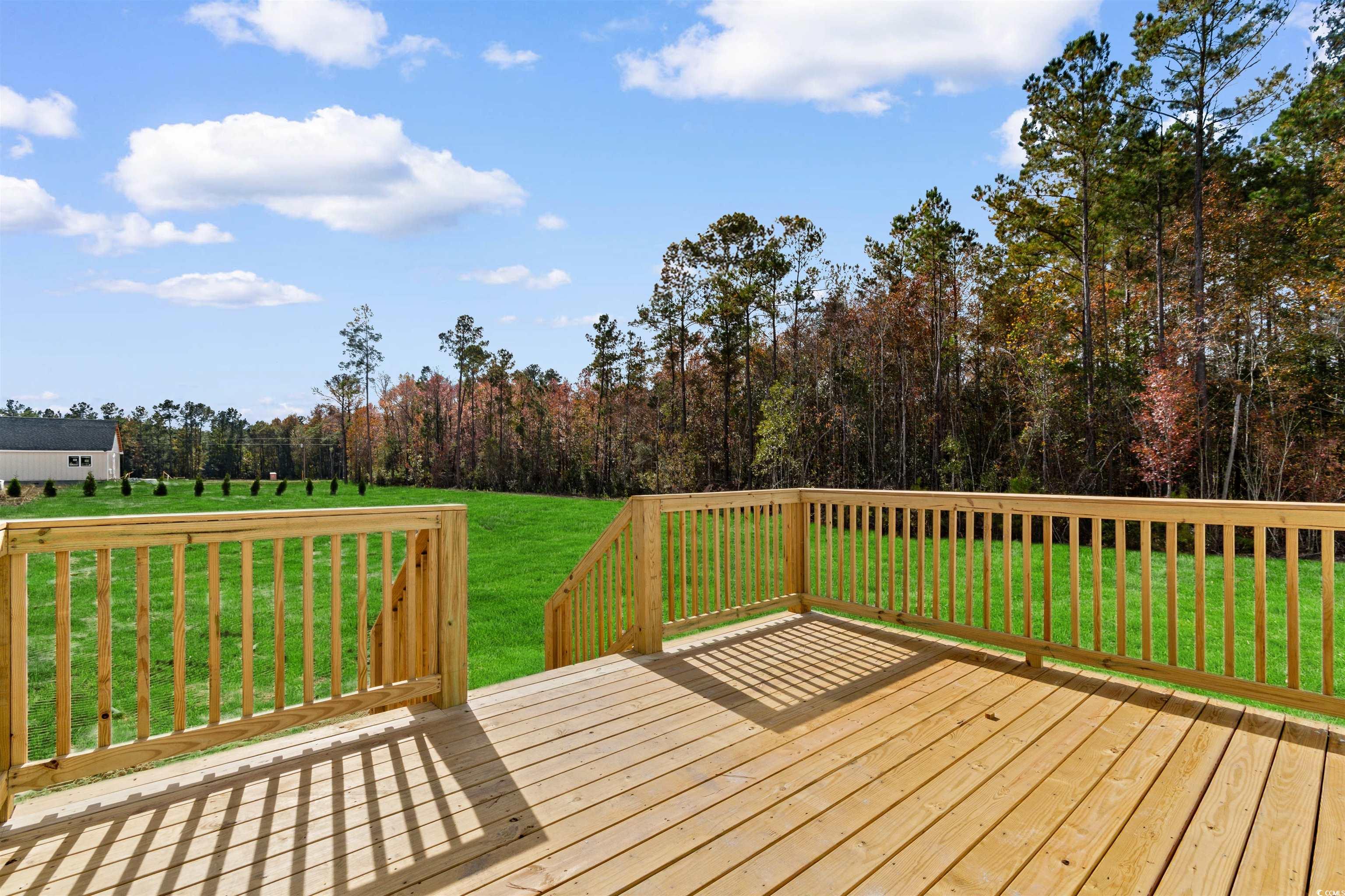 141 Feather Drive Georgetown, SC 29440 - Photo 6 of 34 Wooden deck with a lawn
