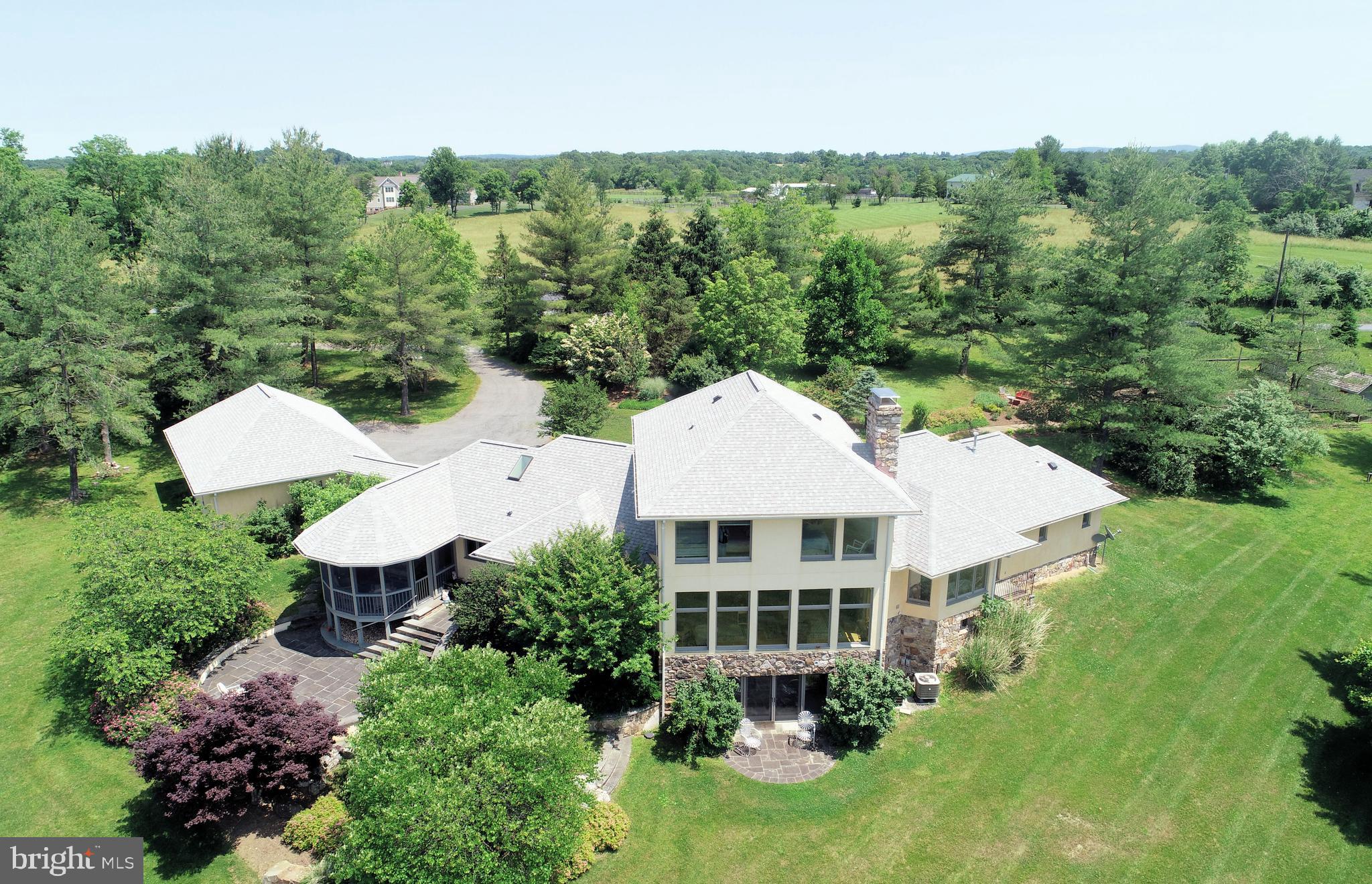 20781 Unison Road Round Hill, VA 20141 - Photo 3 of 64 Aerial view from the back