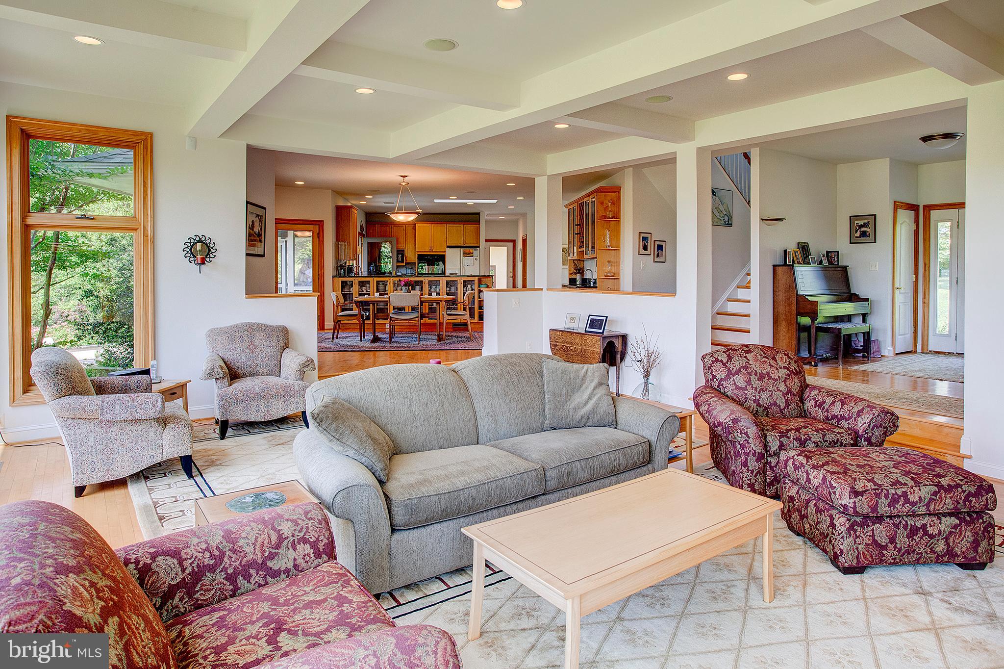 20781 Unison Road Round Hill, VA 20141 - Photo 7 of 64 Family room view toward kitchen and dining room