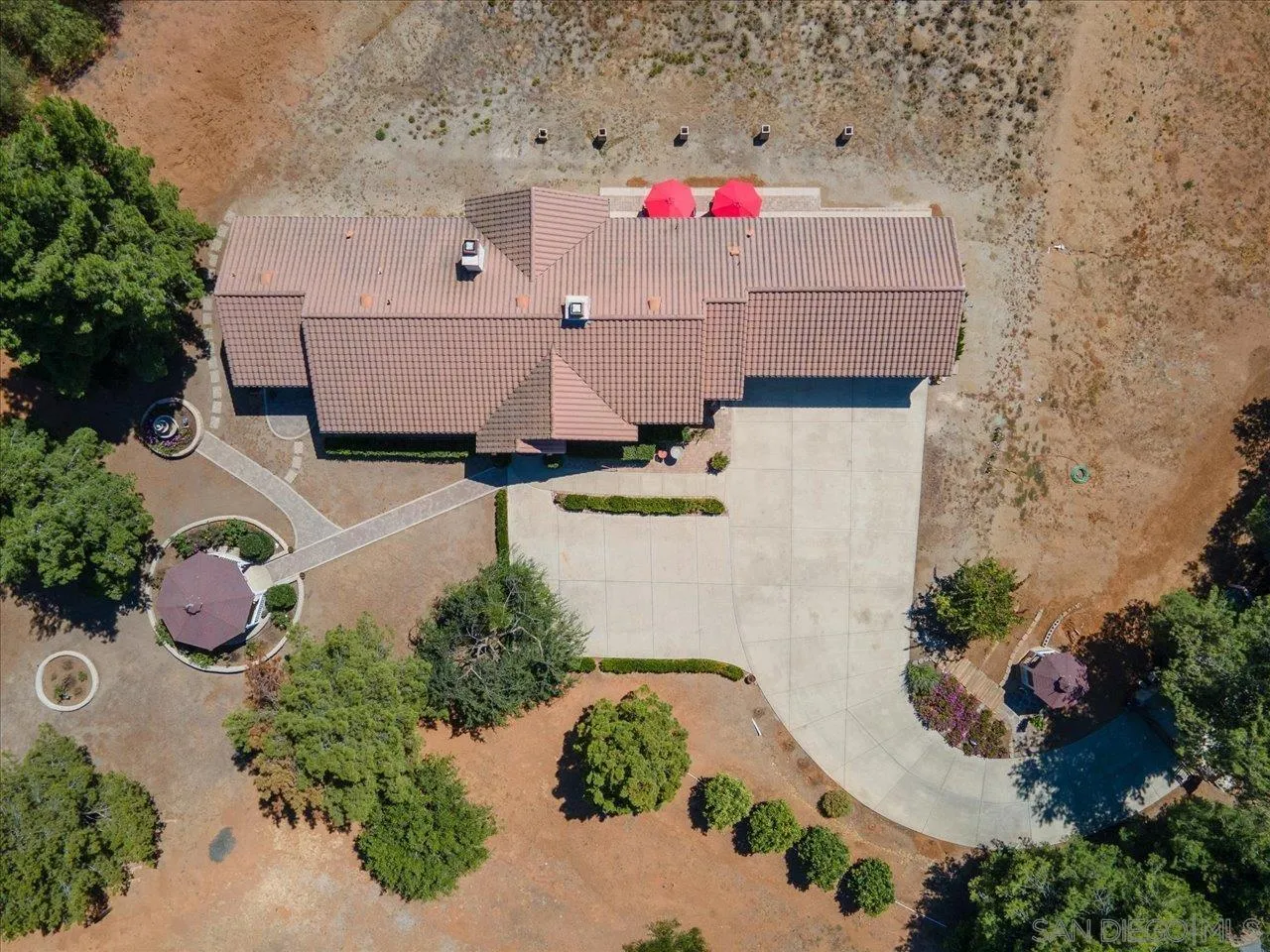 13669 Acorn Circle Valley Center, CA 92082 - Photo 7 of 33 an aerial view of a house with a yard