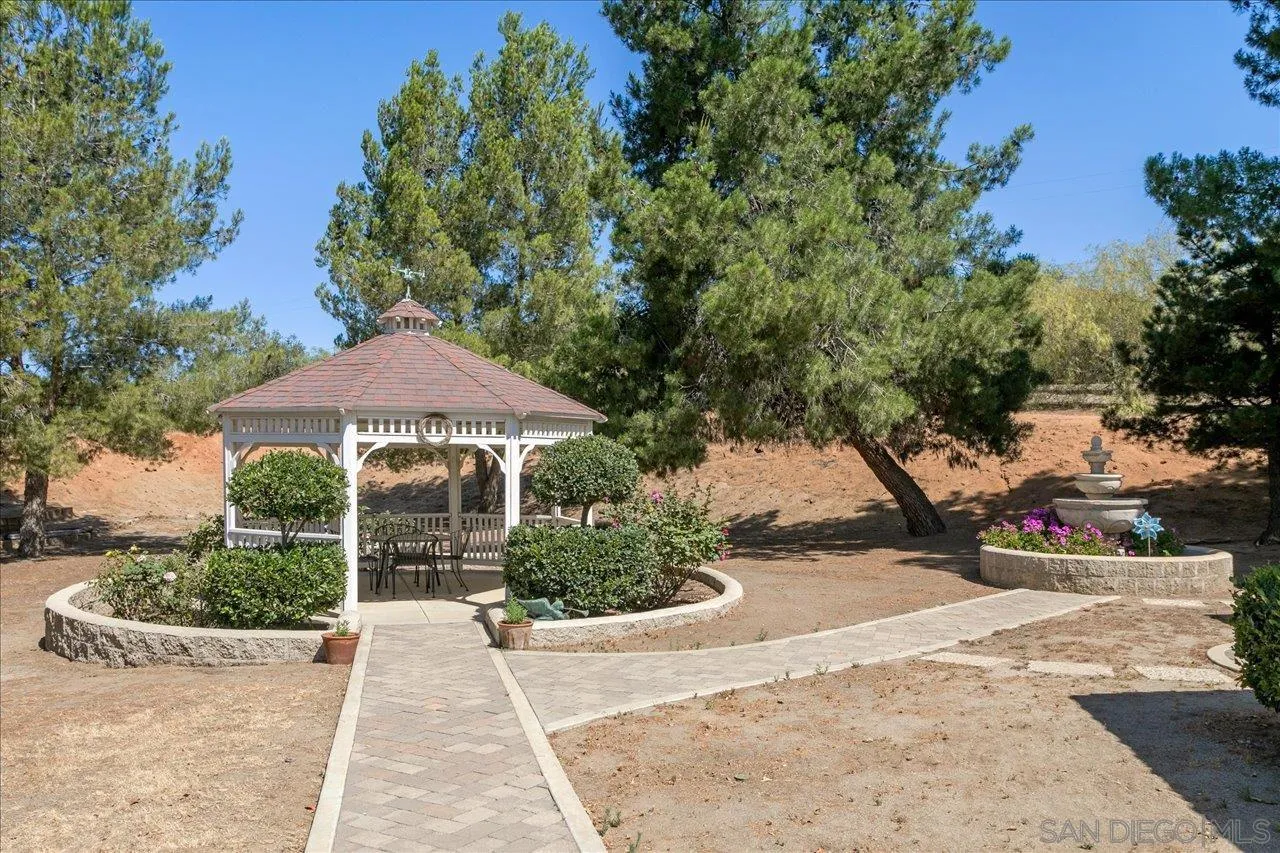 13669 Acorn Circle Valley Center, CA 92082 - Photo 8 of 33 a view of a street with a bench and trees