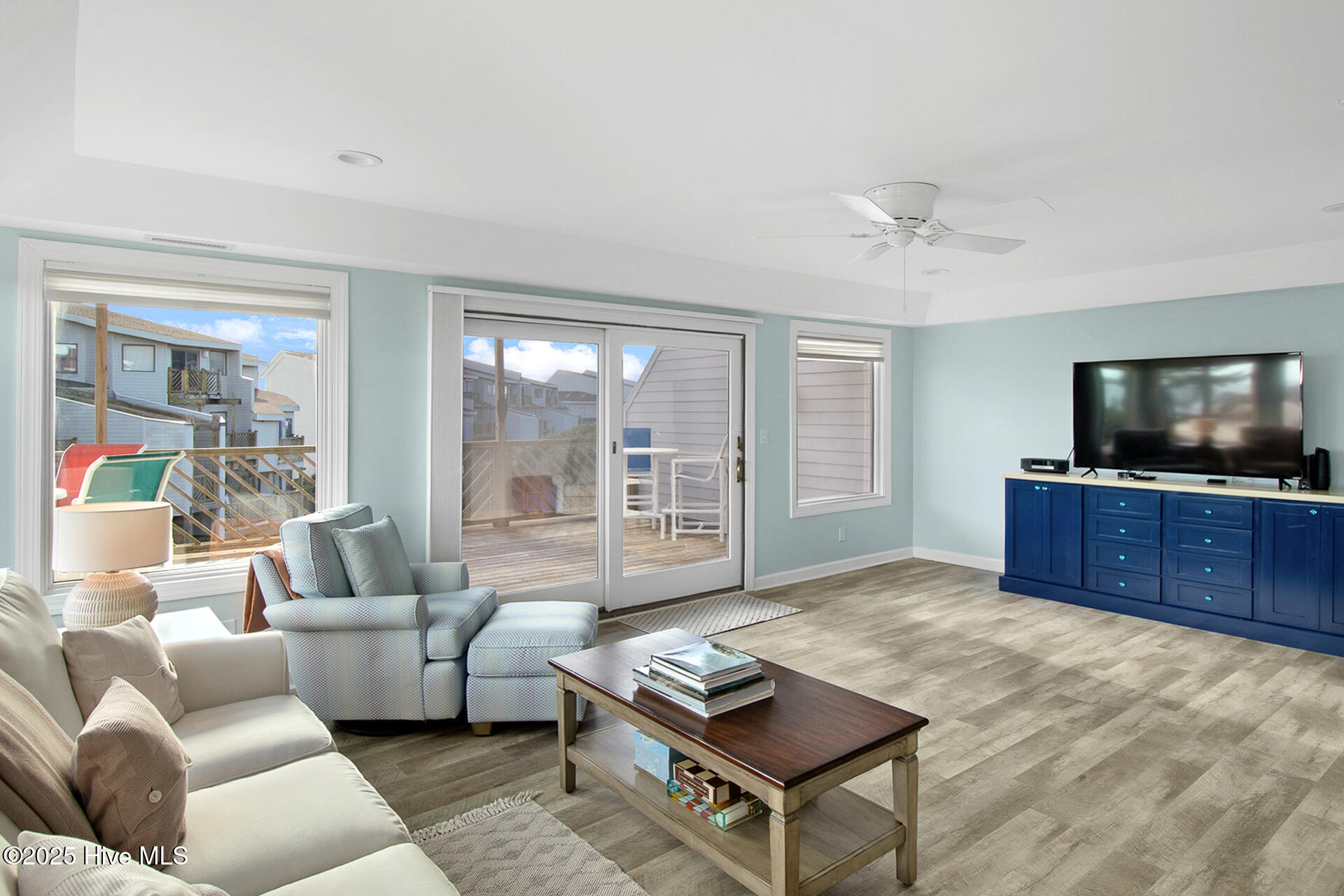 301 Salter Path Road, Unit 12 GENESIS Pine Knoll Shores, NC 28512 - Photo 11 of 47 Open Living Room with Ocean Views