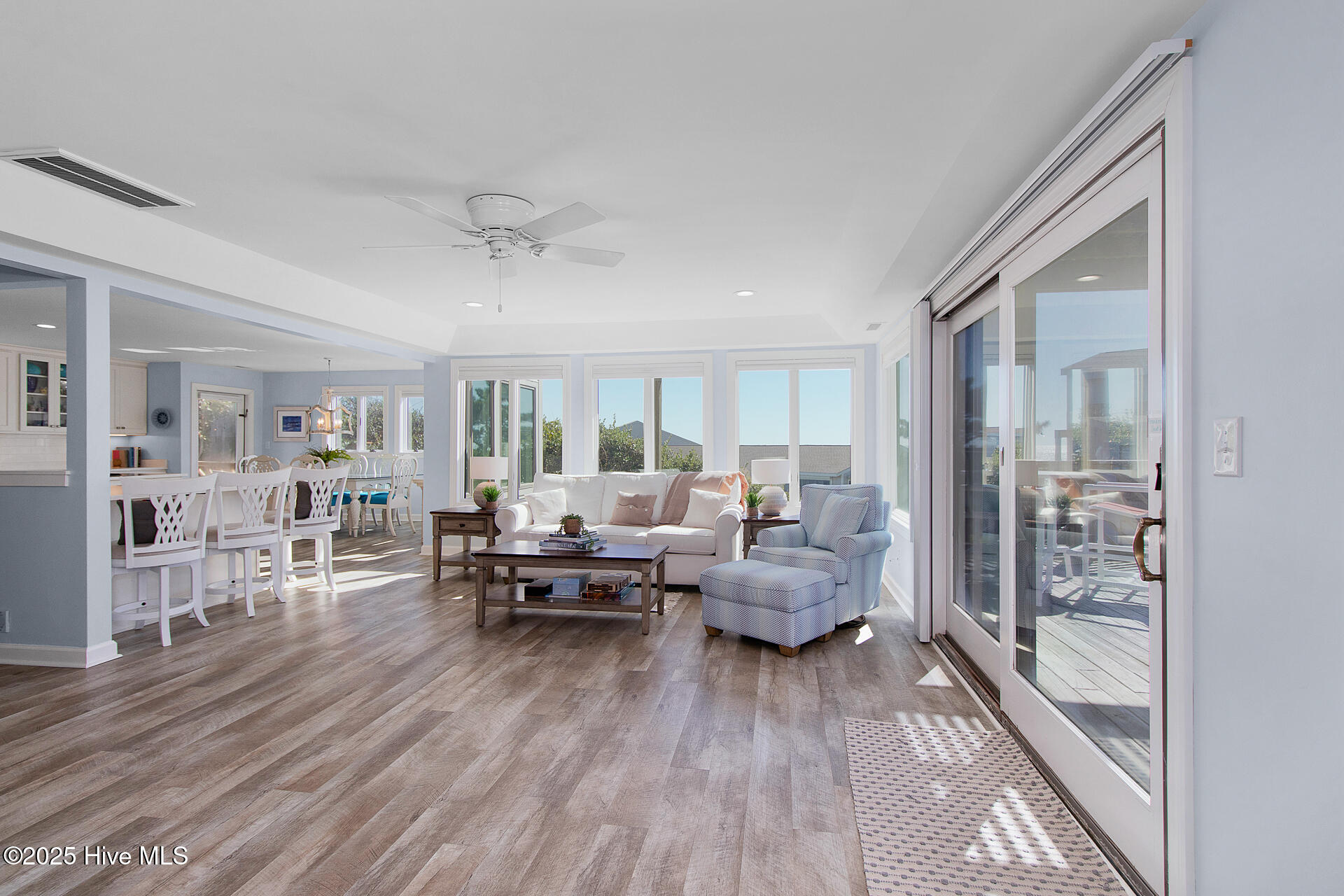 301 Salter Path Road, Unit 12 GENESIS Pine Knoll Shores, NC 28512 - Photo 12 of 47 Open Living Room with Ocean Views