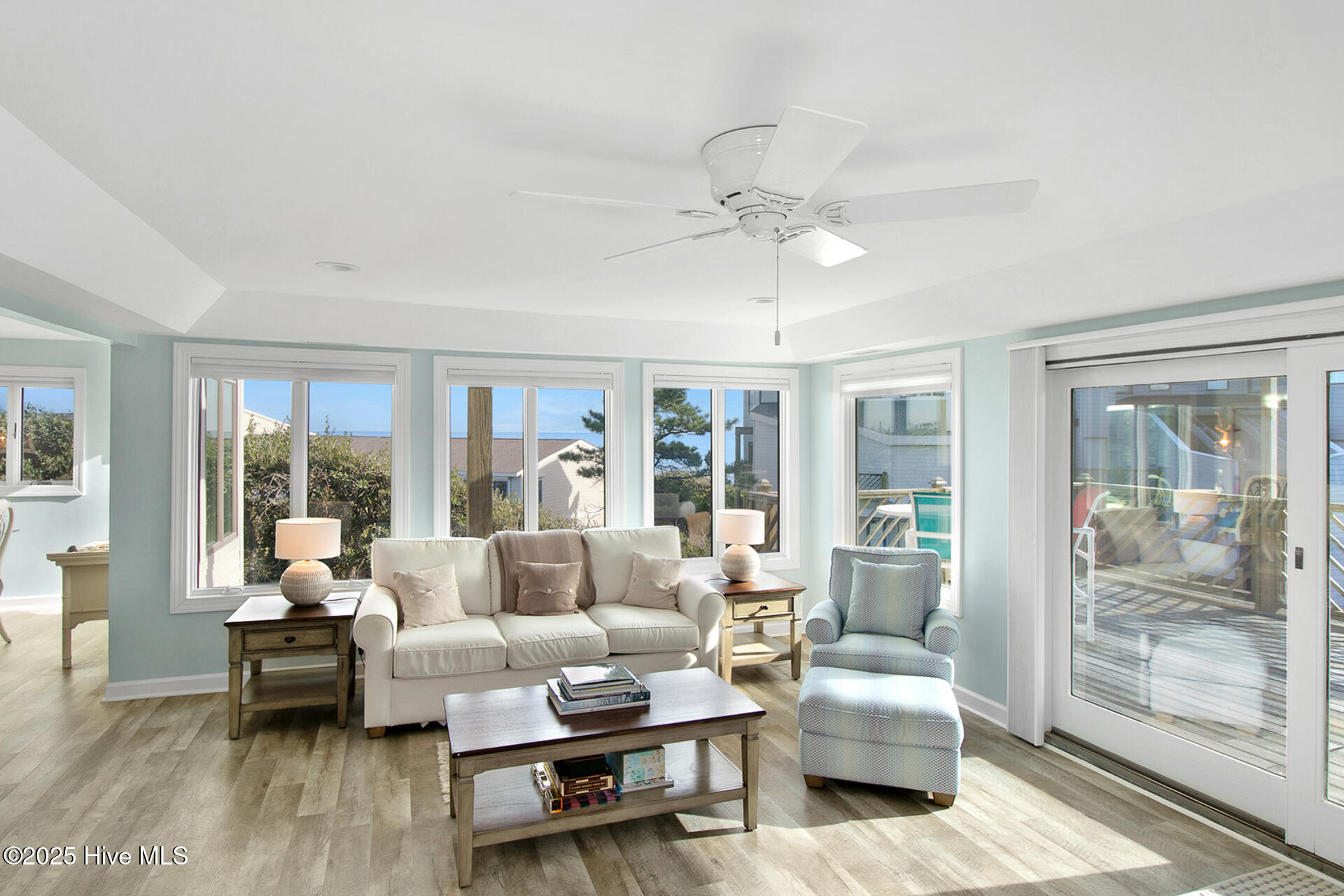 301 Salter Path Road, Unit 12 GENESIS Pine Knoll Shores, NC 28512 - Photo 5 of 47 Open Living Room with Ocean Views