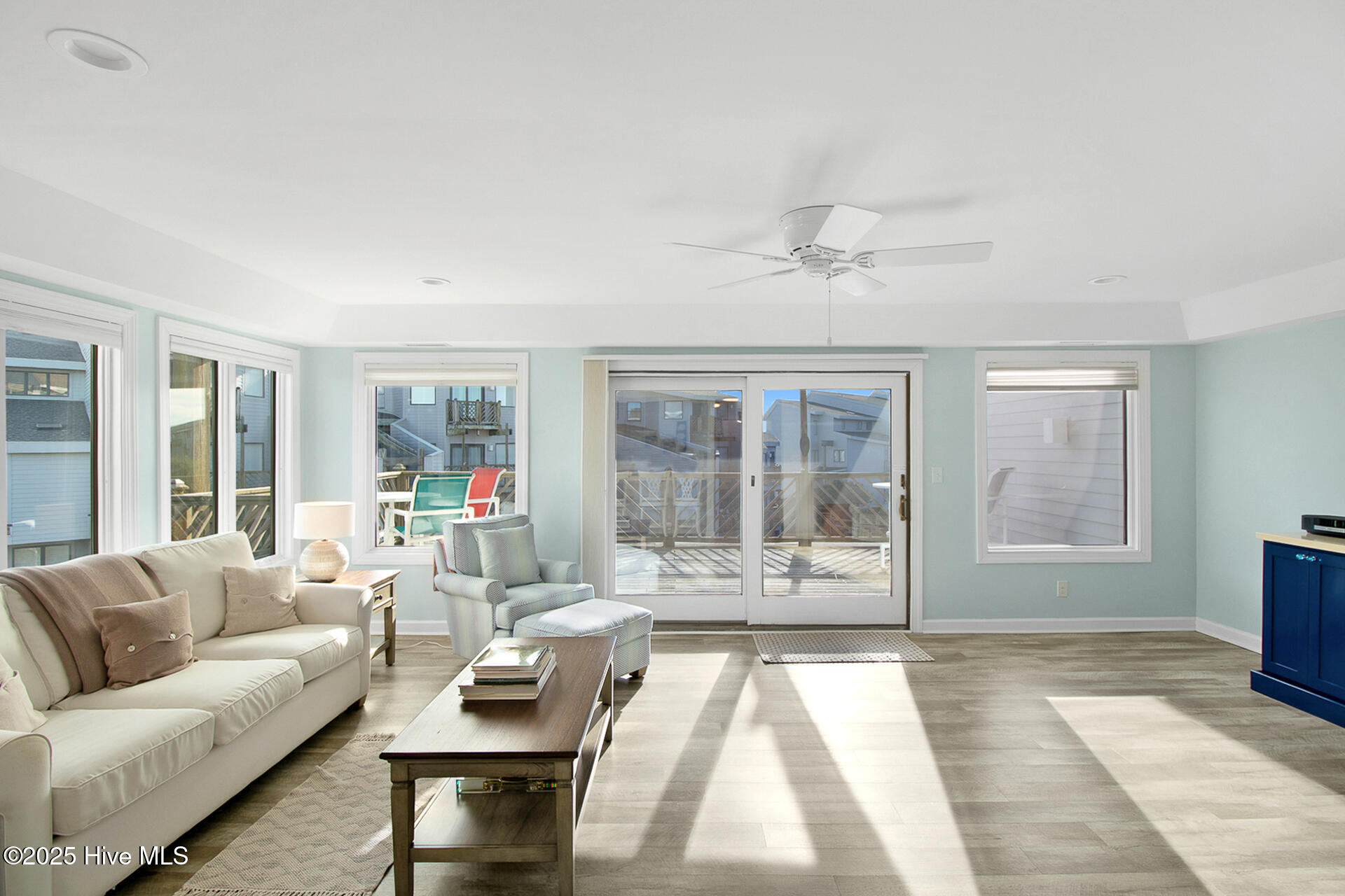 301 Salter Path Road, Unit 12 GENESIS Pine Knoll Shores, NC 28512 - Photo 10 of 47 Open Living Room with Ocean Views
