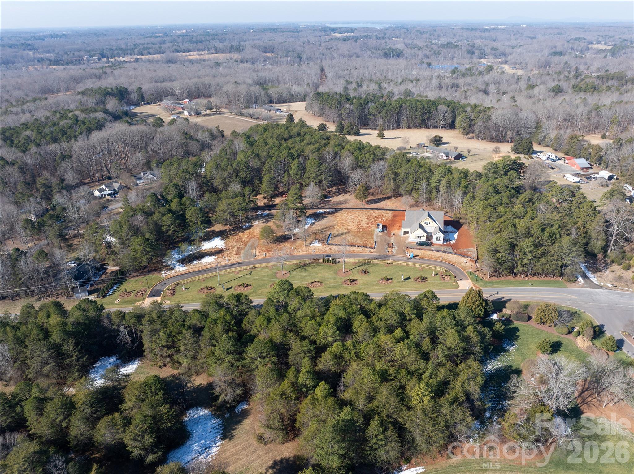 106 Willow Vw Loop Davidson, NC 28036 - Photo 2 of 6 an aerial view of a house with a yard