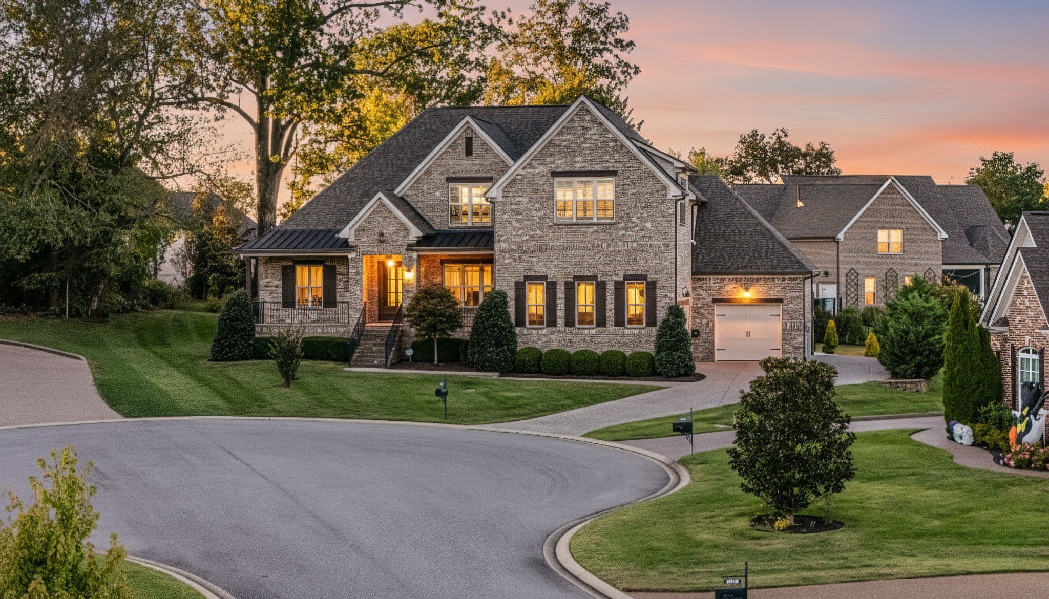 4016 Pinwheel Court Arrington, TN 37014 - Photo 2 of 47 a front view of a house with a yard