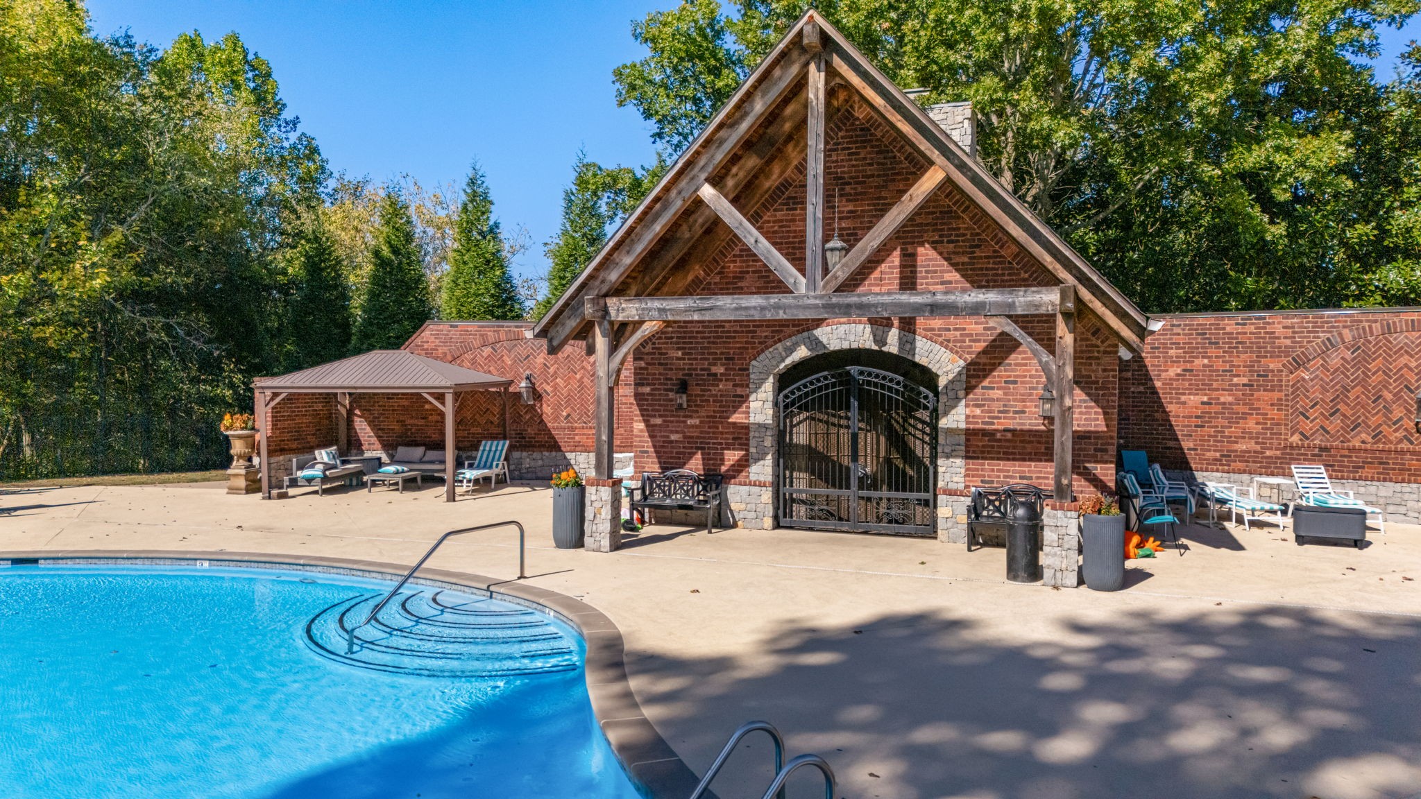 4016 Pinwheel Court Arrington, TN 37014 - Photo 42 of 47 a view of the house with backyard and trees