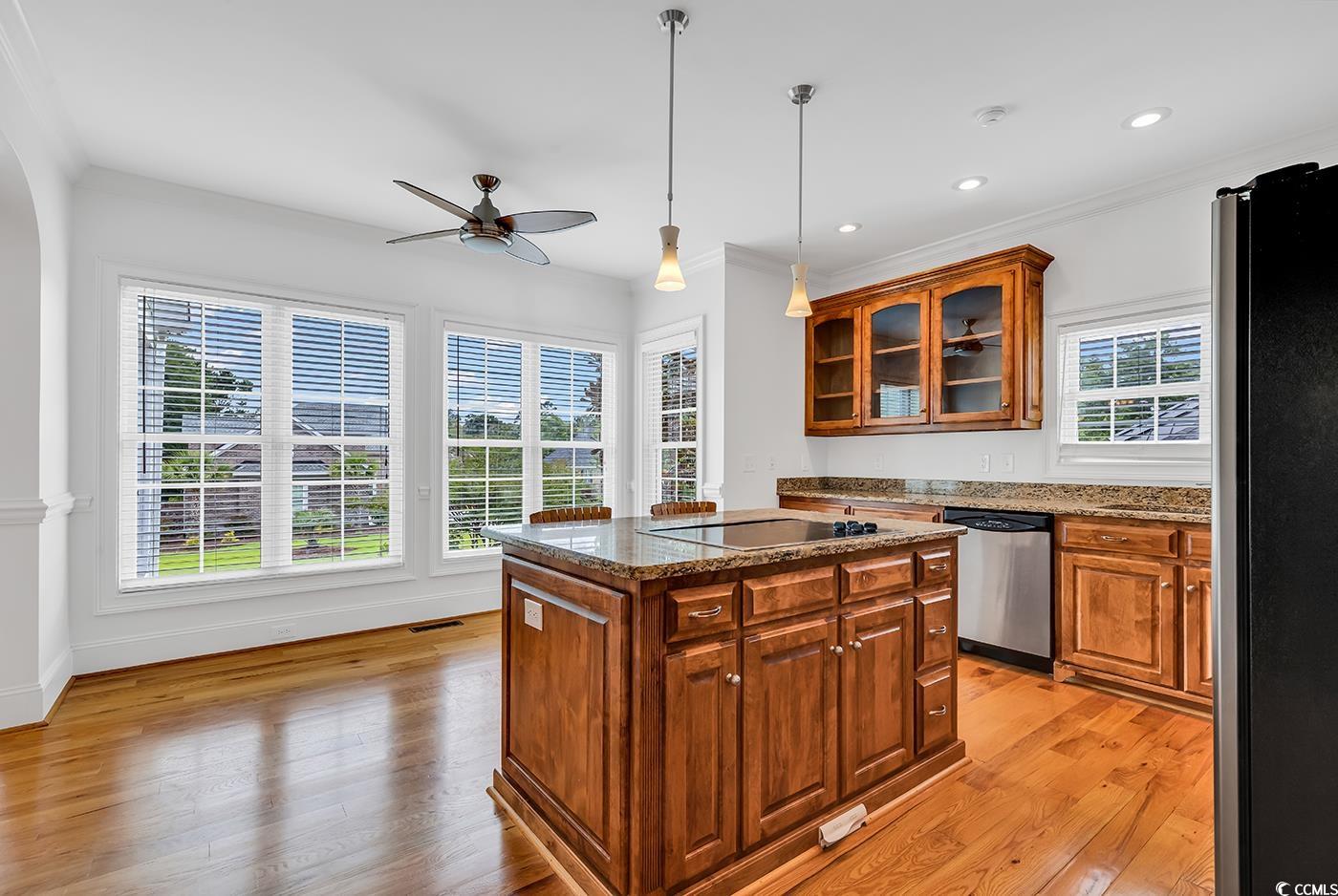 70 Highwood Circle Murrells Inlet, SC 29576 - Photo 20 of 40 Kitchen with a center island, a wealth of natural
