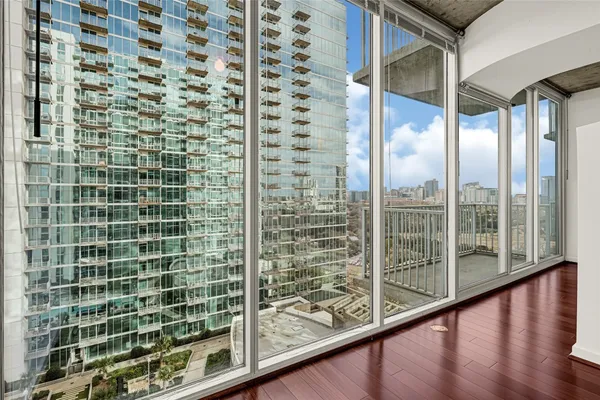a view of a bathroom with a shower
