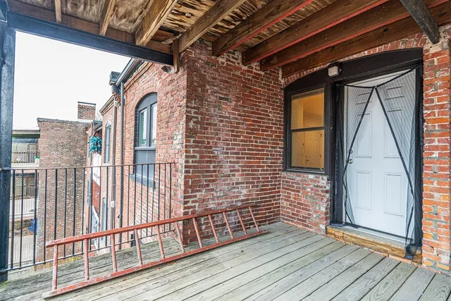 a view of front door of house