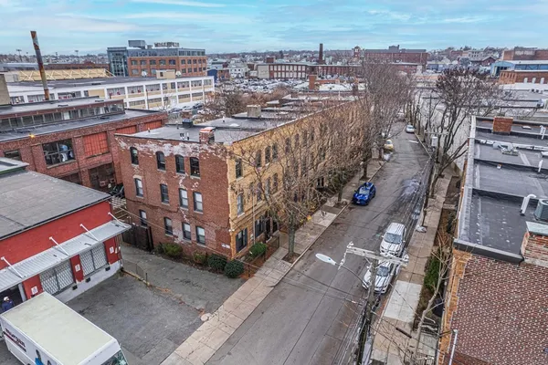 a view of a buildings