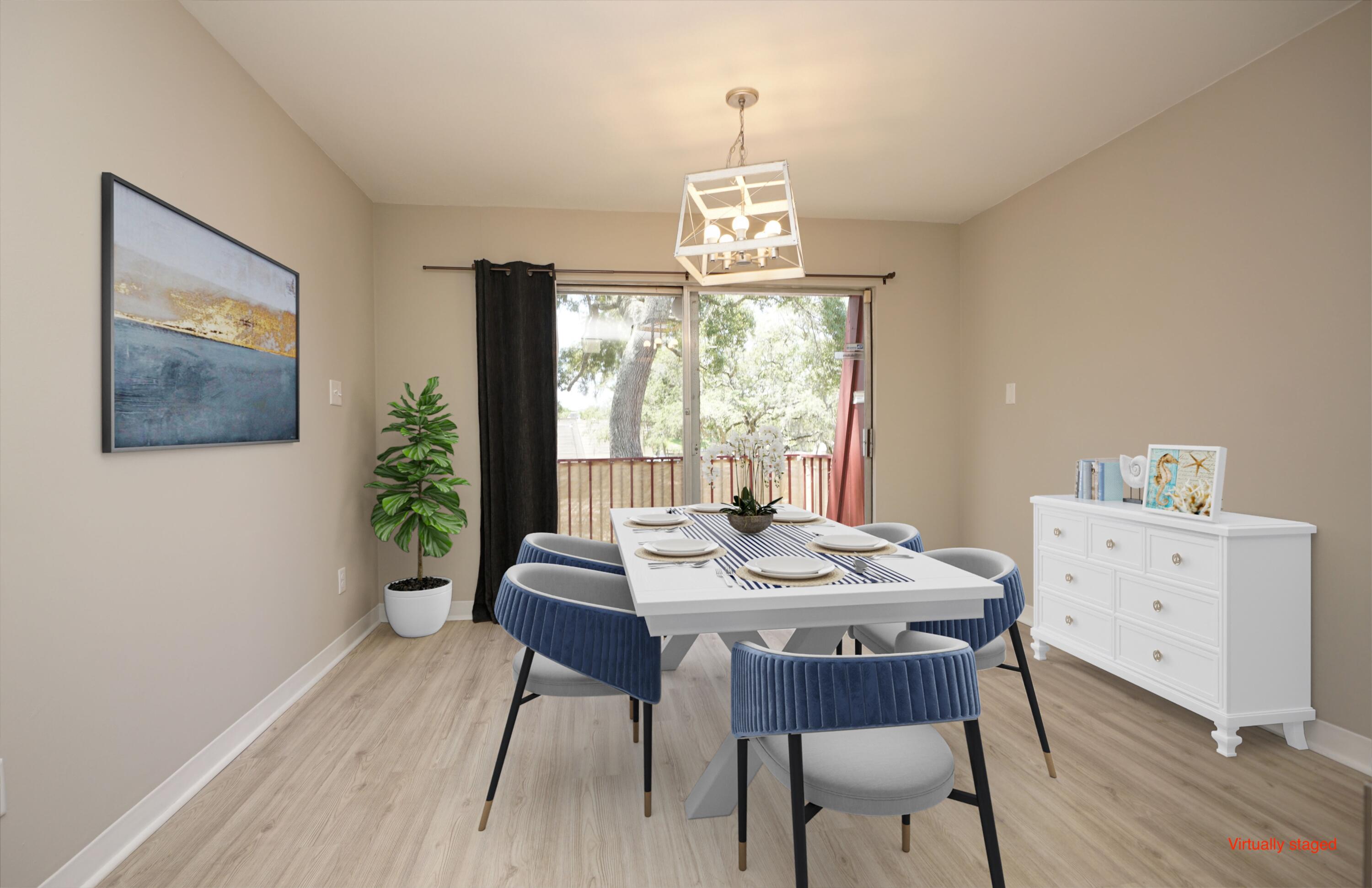 210 Pelham Road, Unit 212A Fort Walton Beach, FL 32547 - Photo 14 of 34 Dining room - virtually staged