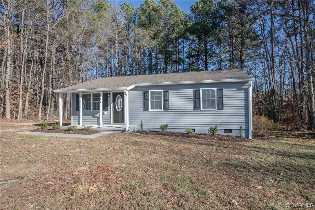 1001 Red House Road Ford, VA 23850 - Photo 20 of 20 front view of house with a garden