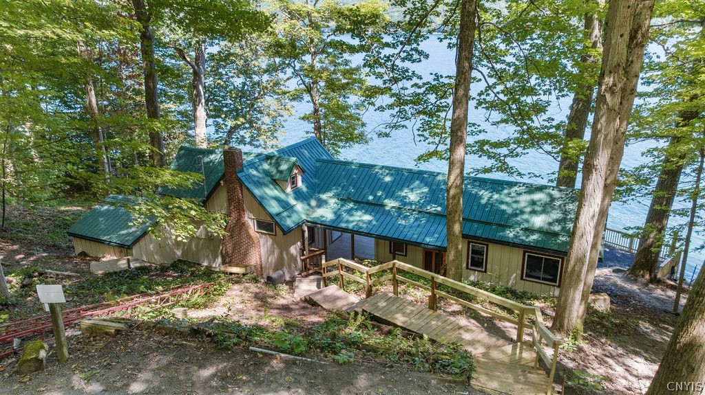 126 Ridings Drive Homer, NY 13077 - Photo 37 of 43 Aerial - Walkway down to the buildings