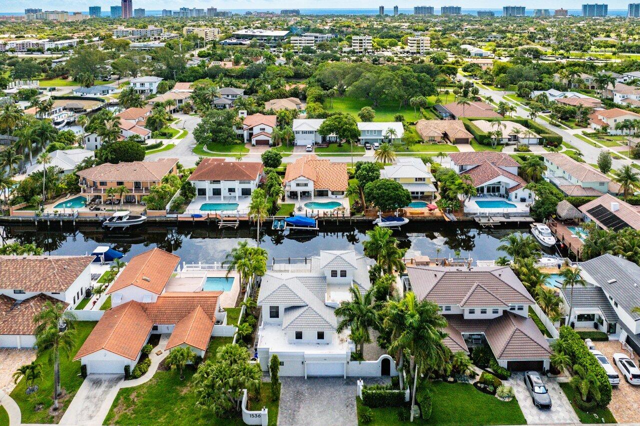 1536 Southwest 5th Avenue Boca Raton, FL 33432 - Photo 4 of 37 an aerial view of residential houses with outdoor space