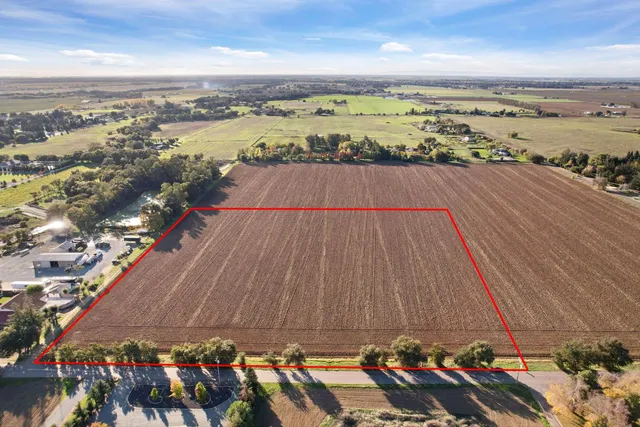 an outdoor space with furniture