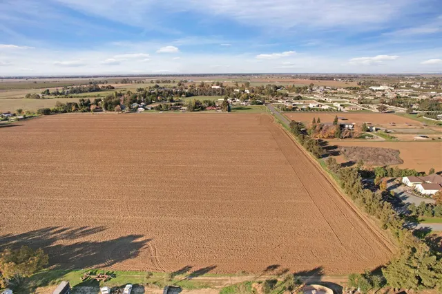 a view of a city and an ocean view